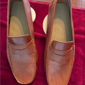 Lacoste Tan Leather Loafers